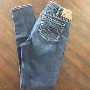 Silver Suki Super Skinny High Waist Jeans